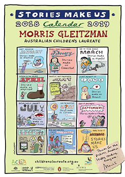 Childrens' Laureate Calendar Poster - click or tap to enlarge
